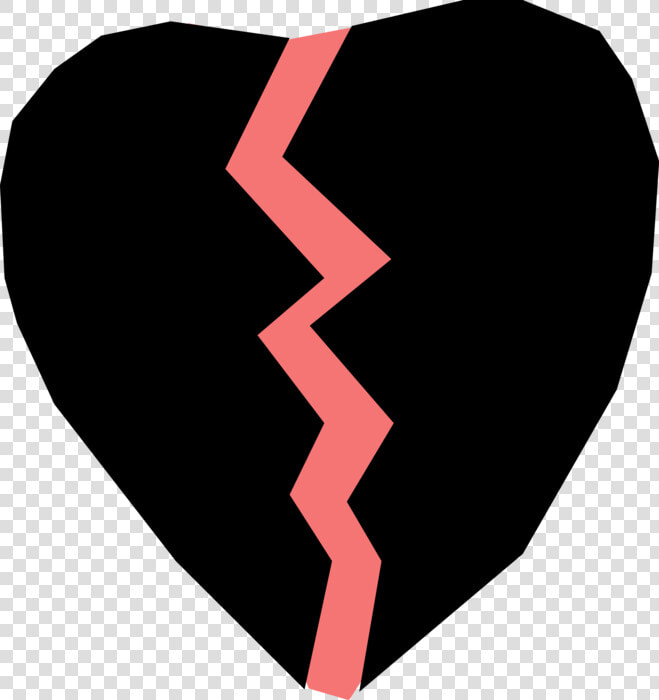 Vector Illustration Of Broken Heart The Result Of Intimate  HD Png DownloadTransparent PNG