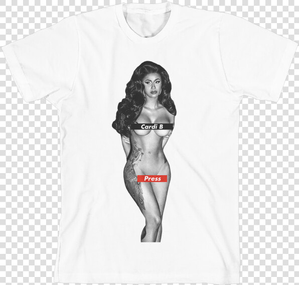 Cardi B Press Shirt  HD Png DownloadTransparent PNG