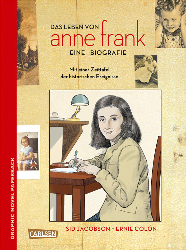 Anne Frank Graphic Novel Tebalou   Anne Frank Book Cover  HD Png DownloadTransparent PNG