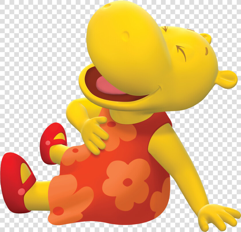 Backyardigans Laughing Clipart   Png Download   Yellow Cartoon Characters Nickelodeon  Transparent PngTransparent PNG