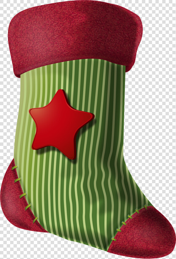 Transparent Christmas Stocking Png   Transparent Green Christmas Stocking  Png DownloadTransparent PNG