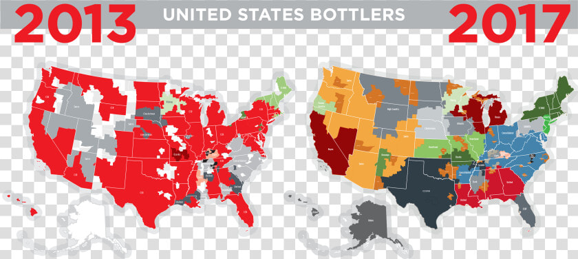 2013 2017 Maps V112117   Most Popular Fast Food Chains In Each State  HD Png DownloadTransparent PNG
