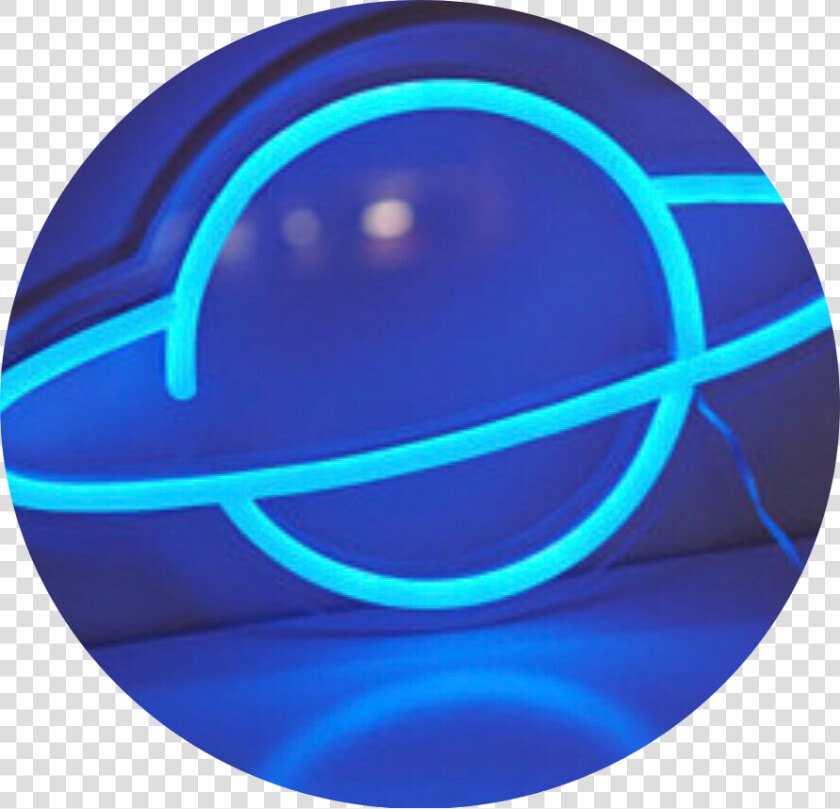  blue  neon  light  neonsign  light  planet  freetoedit   Breakfast  HD Png DownloadTransparent PNG