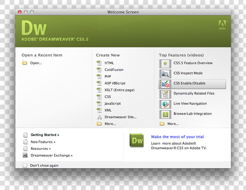 Dreamweaver Cs5  HD Png DownloadTransparent PNG