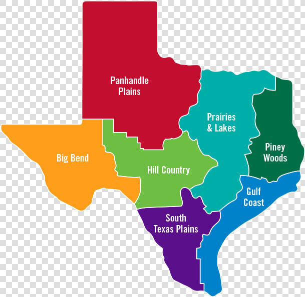 10 Regions Of Texas  HD Png DownloadTransparent PNG