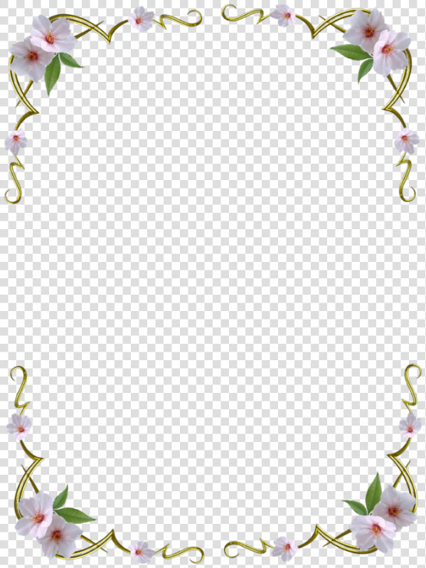  flower  frame  frames  pretty  borders  border  tropical   Pretty Borders And Frames  HD Png DownloadTransparent PNG