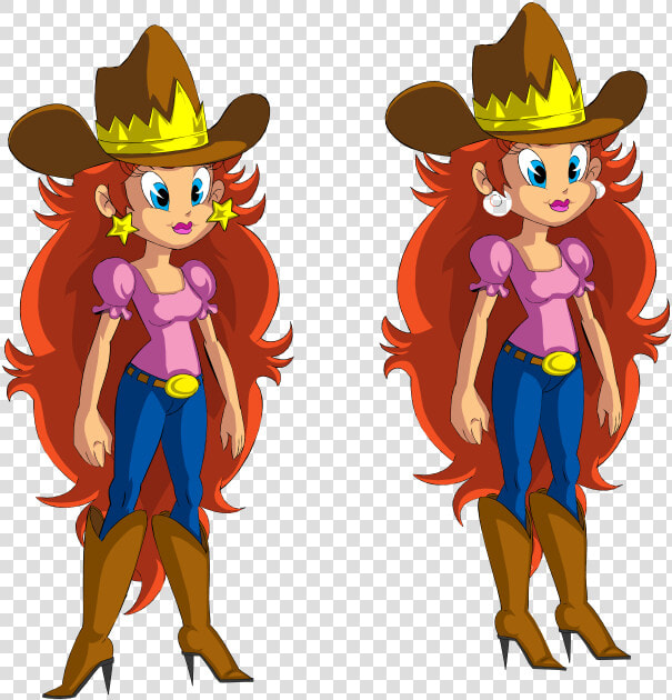 Cowgirl Princess Peach By Jesse   Princess Daisy Deviantart  HD Png DownloadTransparent PNG