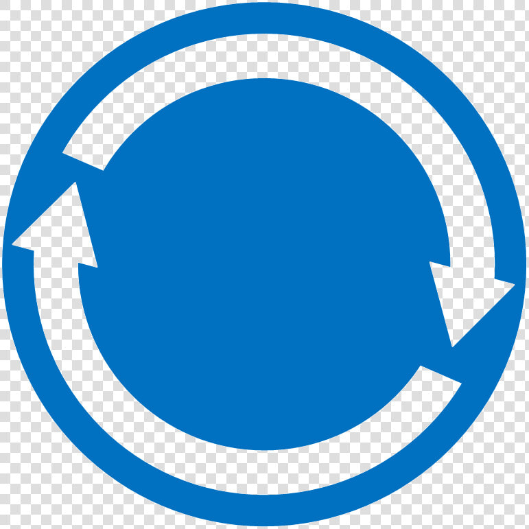 Vector Icon Of Two Arrows Going Around A Circle   Arrow Going In A Circle  HD Png DownloadTransparent PNG