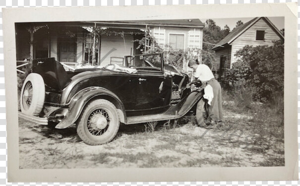 Vintage 1930s Auto Mechanic Women’s Labor Photo   Vintage Car  HD Png DownloadTransparent PNG