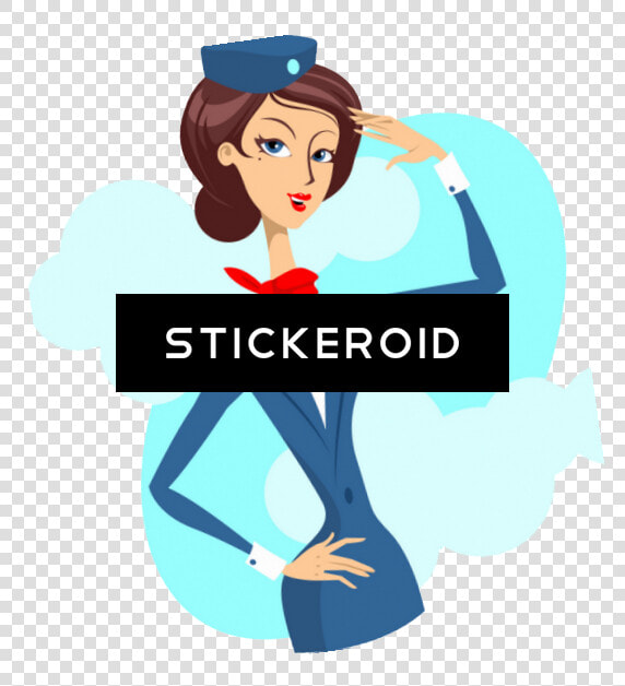 Stewardess I Love Flight Attendants Airplanes Airliners  HD Png DownloadTransparent PNG