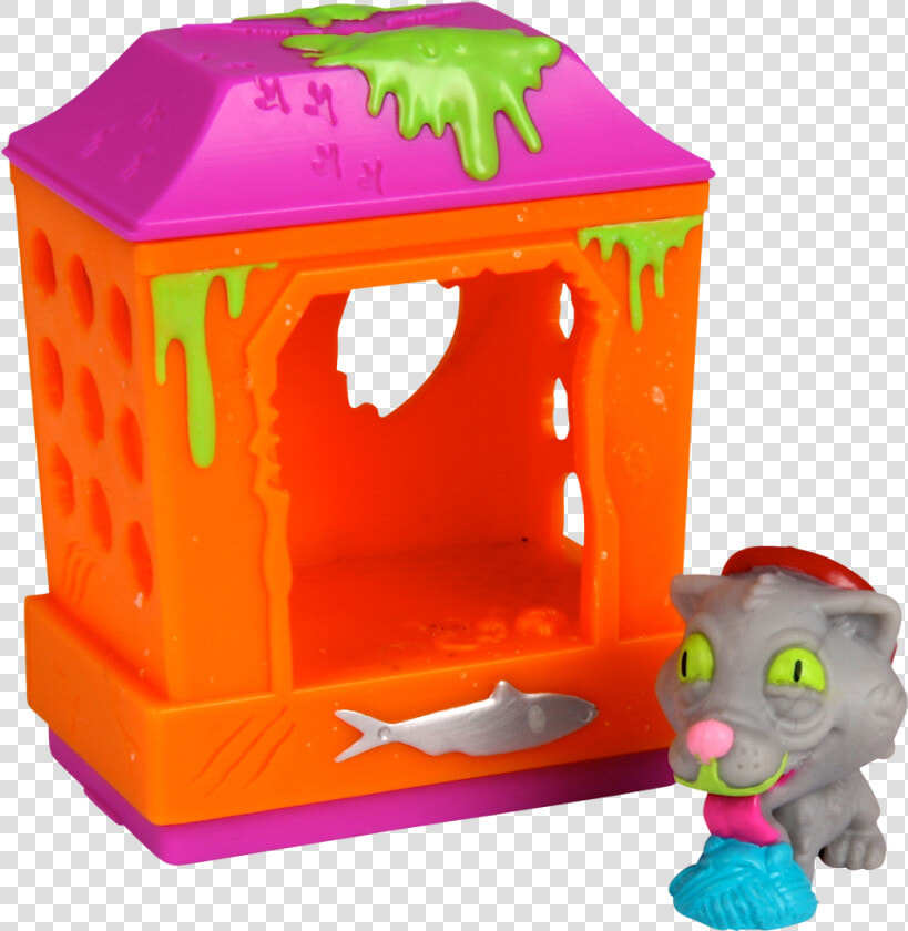 The Ugglys Pet Shop Gross Homes  Spittin Kitten      Baby Toys  HD Png DownloadTransparent PNG