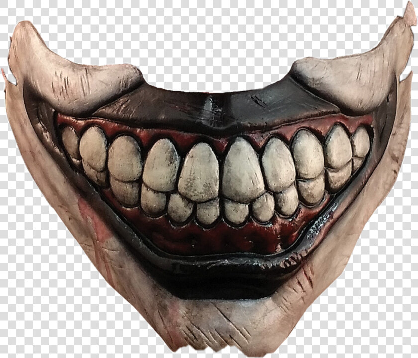  smile  joker  thejoker  horror  horrormask  mask  teeth   Twisty The Clown Mask  HD Png DownloadTransparent PNG