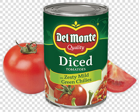 Diced Tomatoes With Zesty Mild Green Chilies   Diced Tomatoes With Onions And Peppers  HD Png DownloadTransparent PNG