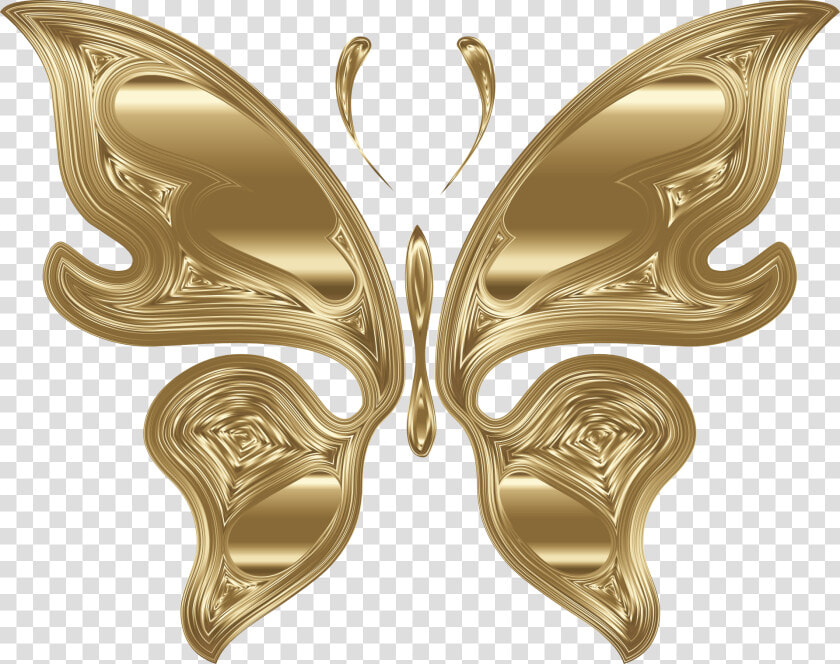 Transparent Brooch Clipart   Mariposa Dorada Png  Png DownloadTransparent PNG