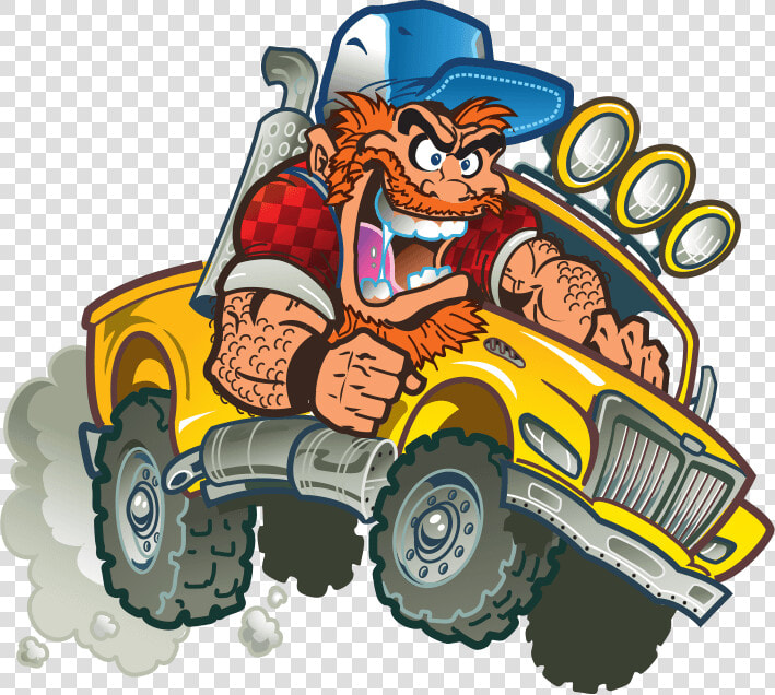 Crazy Offroad Cartoon  HD Png DownloadTransparent PNG