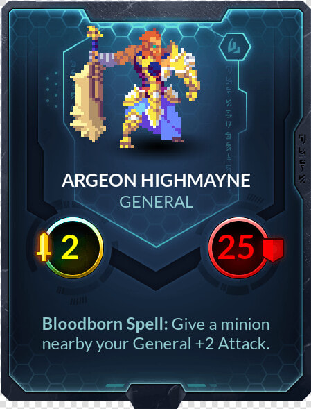 Argeon Highmayne   Duelyst Card  HD Png DownloadTransparent PNG