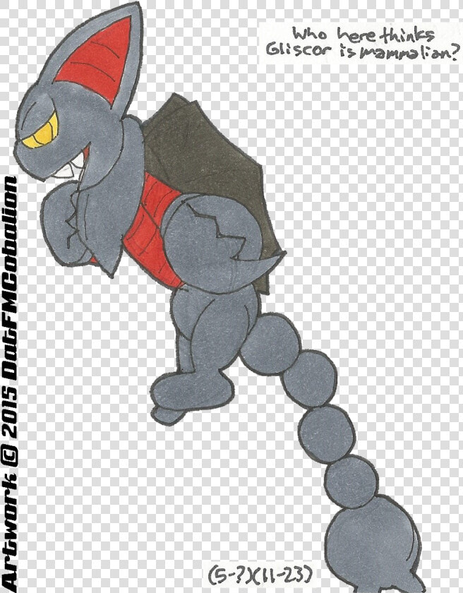 Who Here Thinks Gliscor Is Mammalian   Cartoon  HD Png DownloadTransparent PNG