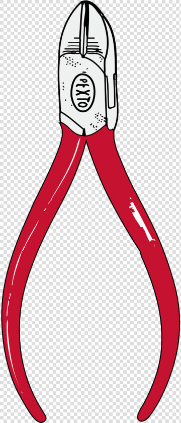 Pliers Tool Cutter Free Picture   Diagonal Cutting Pliers Drawing  HD Png DownloadTransparent PNG