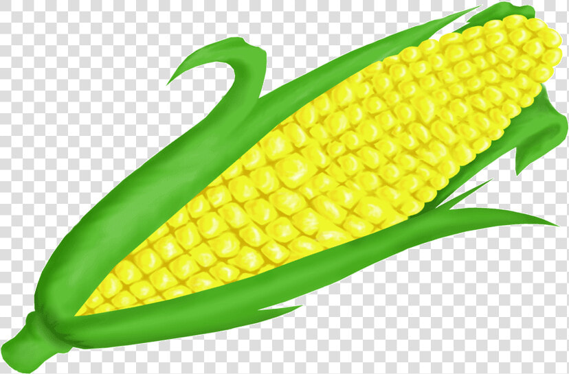 Corn On The Cob Vegetarian Cuisine Clip Art Maize Openclipart   Corn Clipart  HD Png DownloadTransparent PNG