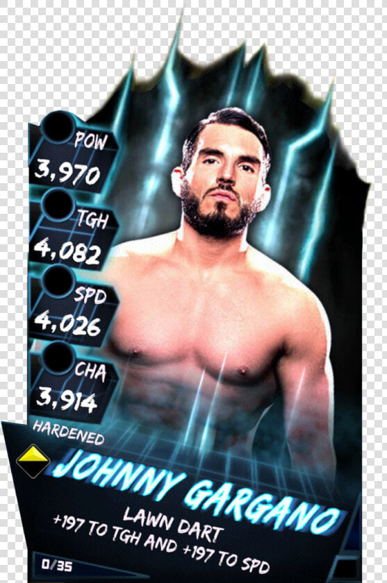 Supercard Johnnygargano S3 Hardened Fusion   Johnny Gargano Wwe Supercard  HD Png DownloadTransparent PNG