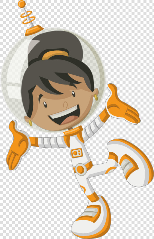 Woman Black Spaceflight Female   Female Astronaut Cartoon Png  Transparent PngTransparent PNG