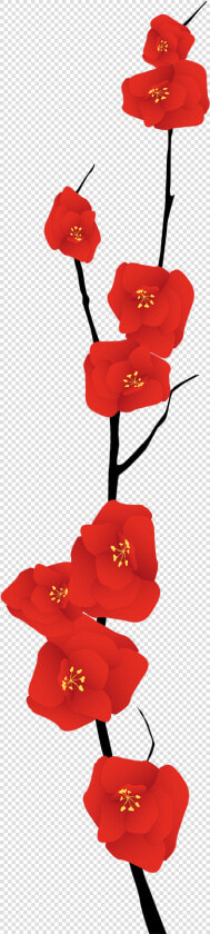 Dibujos De Flores Rojas Png  Transparent PngTransparent PNG