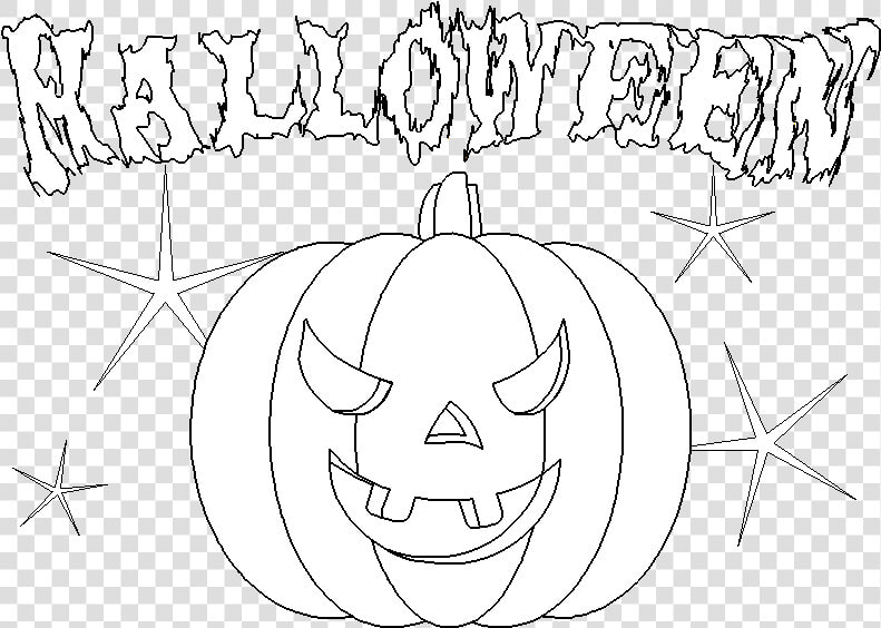 Scary Halloween Pumpkin Coloring Pages   Png Download   Pumpkin  Transparent PngTransparent PNG