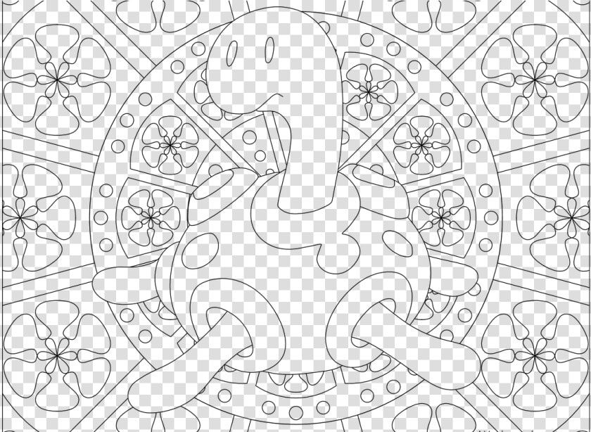 Pokemon Adult Coloring Pages   Pokemon Coloring Pages For Adults  HD Png DownloadTransparent PNG