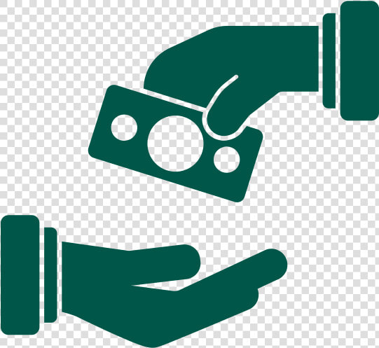 Give Money Funds Hand Factoring Transfer Electronic   Money Hand Icon Png  Transparent PngTransparent PNG