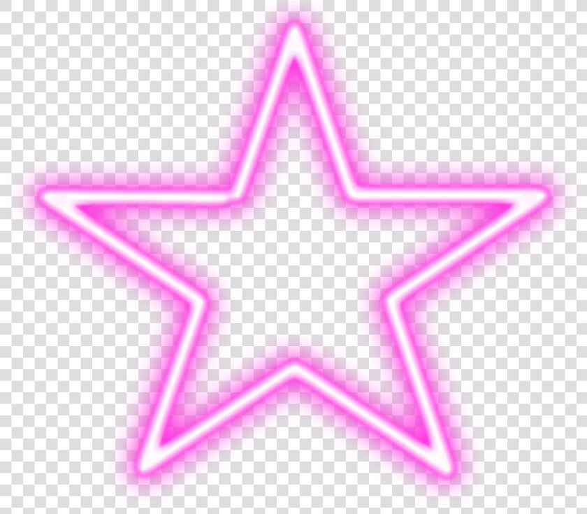  pink  purple  star  neon  neonpinkpurplestar  neonstar   Pink Neon Star Png  Transparent PngTransparent PNG