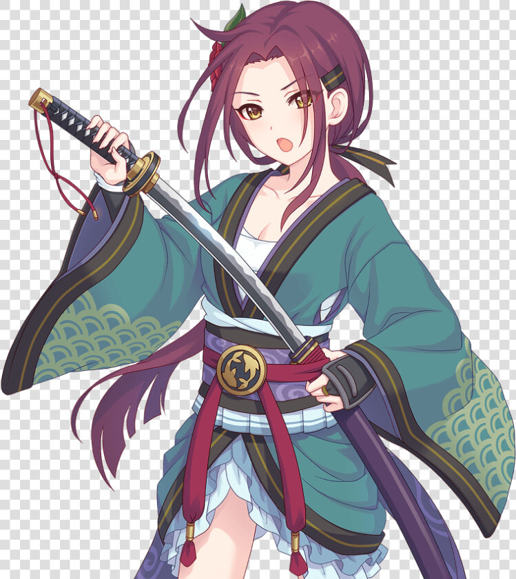 Cool Human Katana Tachiarai Ruka Rare Gacha014 0 Anger   Princess Connect Real Life  HD Png DownloadTransparent PNG