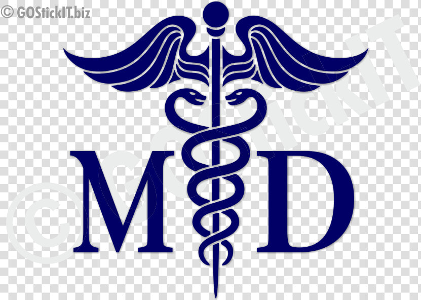 Medical Doctor Caduceus Vinyl Decal   Caduceus Symbol  HD Png DownloadTransparent PNG