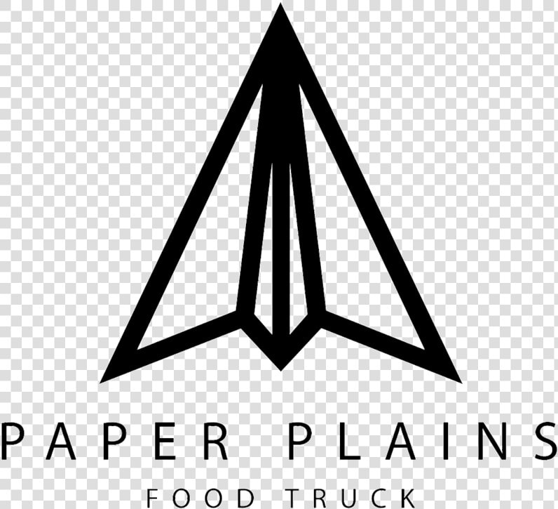 Paper Plains Black Logo   Paper Plains Food Truck  HD Png DownloadTransparent PNG