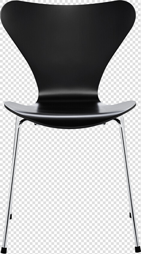 Series 7 Chair Arne Jacobsen Lacquered Black   Serie 7 Arne Jacobsen  HD Png DownloadTransparent PNG