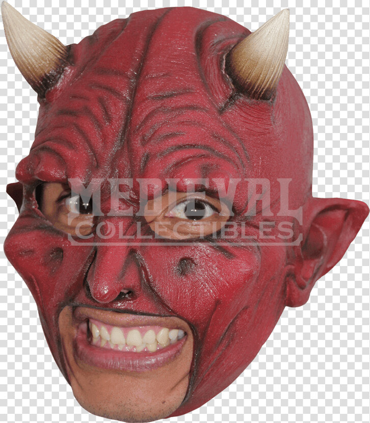 Devil Mask Deluxe Open Mouth Latex Mask   Masks With Open Mouth  HD Png DownloadTransparent PNG