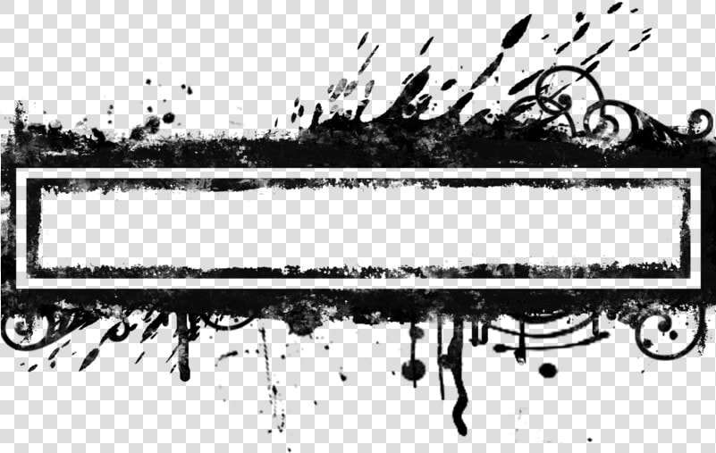 Transparent Banner Vector Black And White Png   Grunge Banner Grunge Png  Png DownloadTransparent PNG