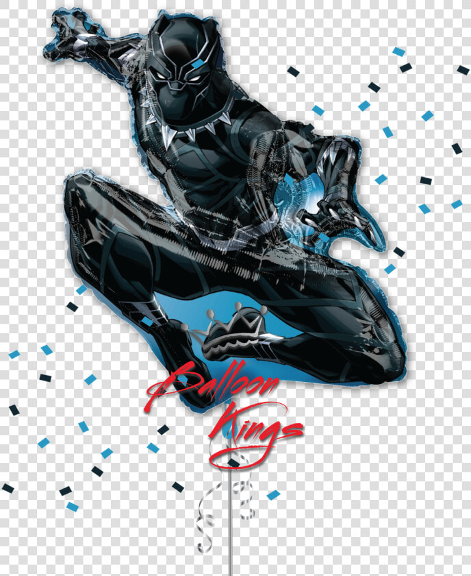 Black Panther Shape   Black Panther Balloons  HD Png DownloadTransparent PNG