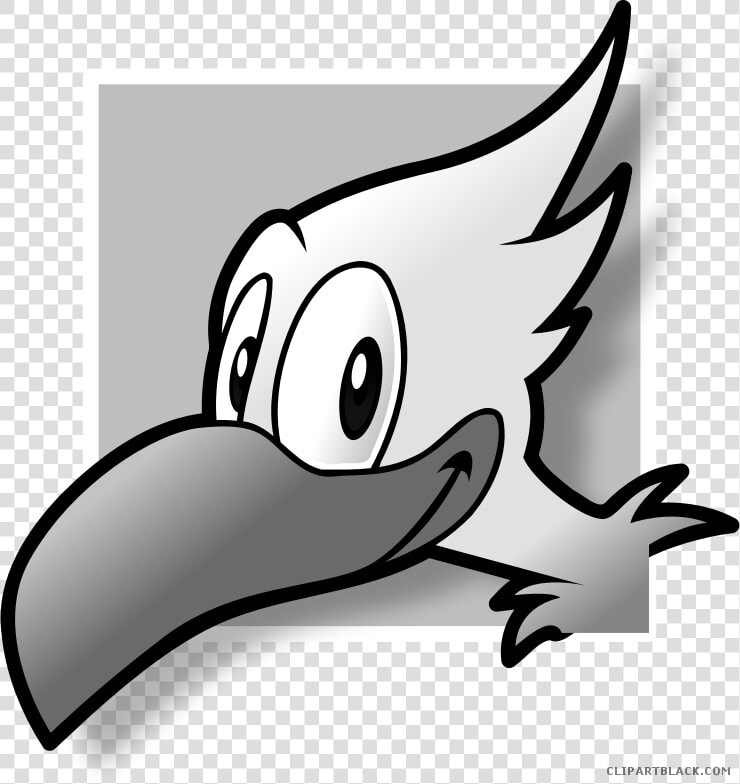 Nice Bird Animal Free Black White Clipart Images Clipartblack   Clip Art  HD Png DownloadTransparent PNG