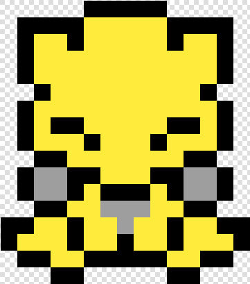 Pixel Art Pokemon Abra  HD Png DownloadTransparent PNG