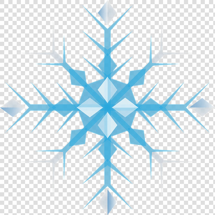 Navidad  Geométrica  Hielo  Snow  Copo De Nieve   Snowflake Clipart Blue  HD Png DownloadTransparent PNG