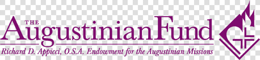 Fund Logo   Appicci   Purple   Augustinians  HD Png DownloadTransparent PNG