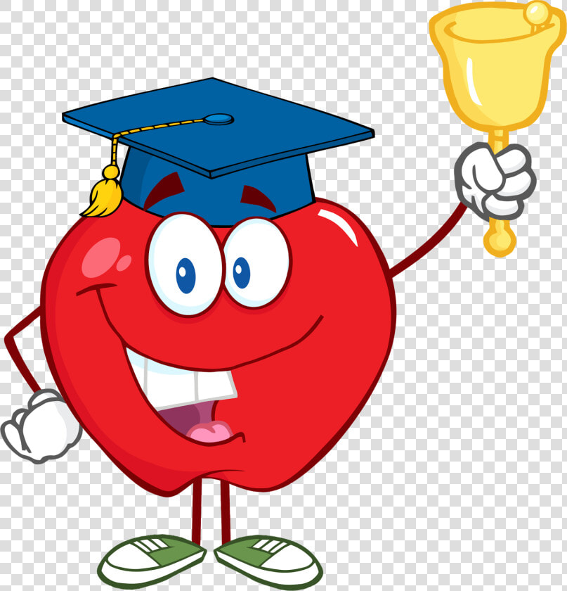 Inspiring School Apple Clip Art Medium Size   School Bell Ringer Clipart  HD Png DownloadTransparent PNG