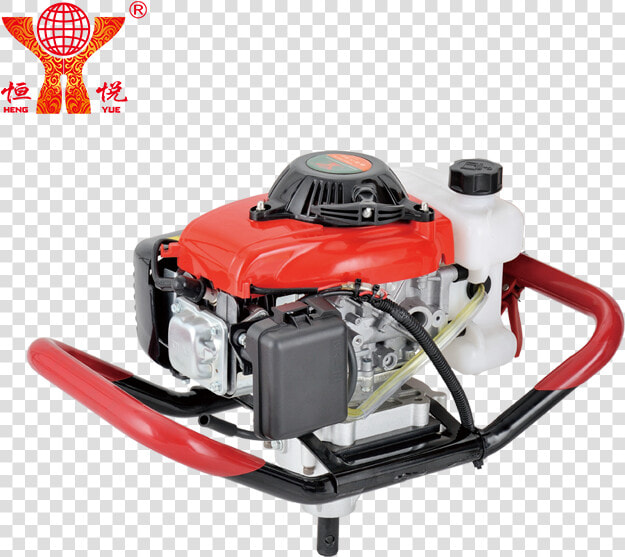 4 Cc Professional Post Hole Digger Earth Auger Digging   Electric Generator  HD Png DownloadTransparent PNG