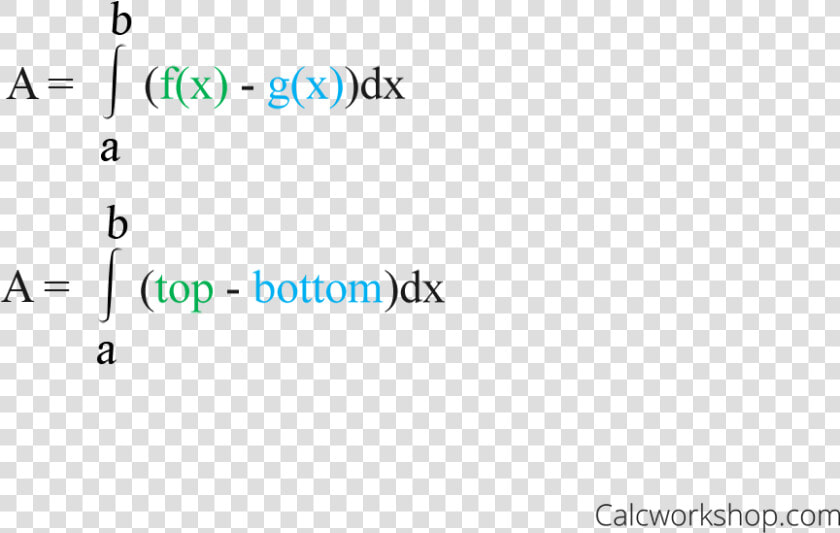 Using Integration To Find The Area Between Curves   Colorfulness  HD Png DownloadTransparent PNG