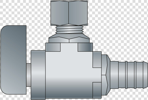 23605 Chrome Plated Angle Ball Valve   Nipple  HD Png DownloadTransparent PNG