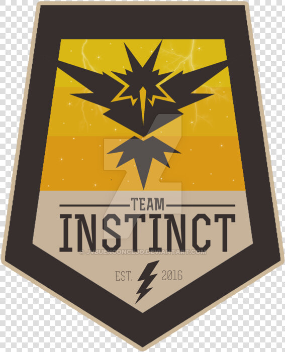 Team Instinct Logo Png   Pokemon Go Team Badges  Transparent PngTransparent PNG