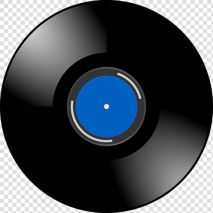 Vinyl  Record  Sound  Music  Retro  Blue  Shiny   Blue Record  HD Png DownloadTransparent PNG