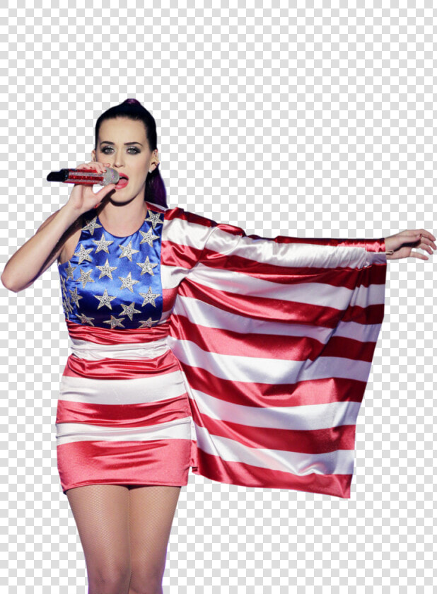 Katy Perry American Flag Png Image   Katy Perry Fleet Week  Transparent PngTransparent PNG