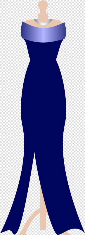 Formal Navy Dress Svg Clip Arts   Navy Dress Clipart  HD Png DownloadTransparent PNG