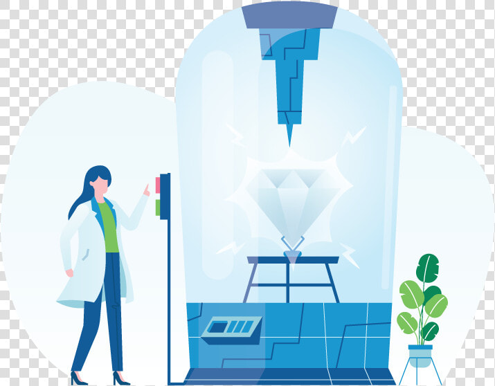 How Are Lab Grown Diamonds Made   Graphic Design  HD Png DownloadTransparent PNG